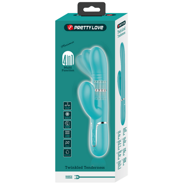 Mariana 4in1 Multi-Function Rabbit Vibrator – 7 Vibration and Thumping Modes