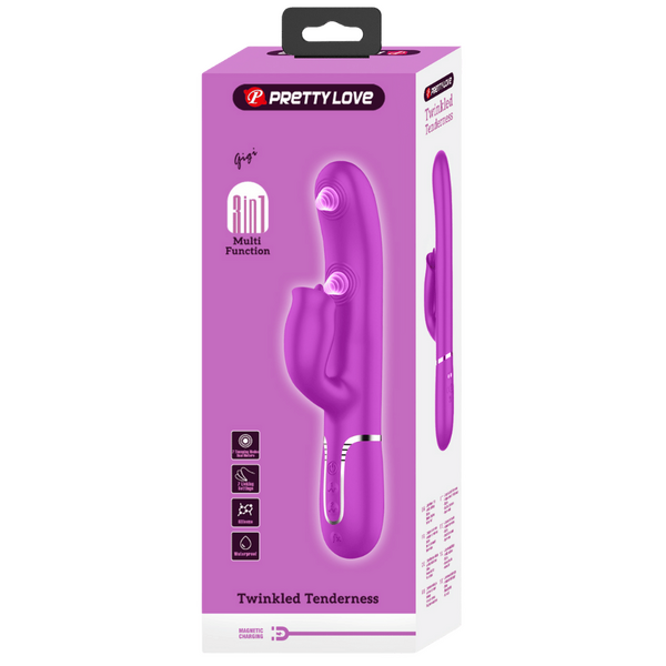 Pretty Love Gigi 3in1 – Multi-Function Rabbit Vibrator with Dual Stimulation