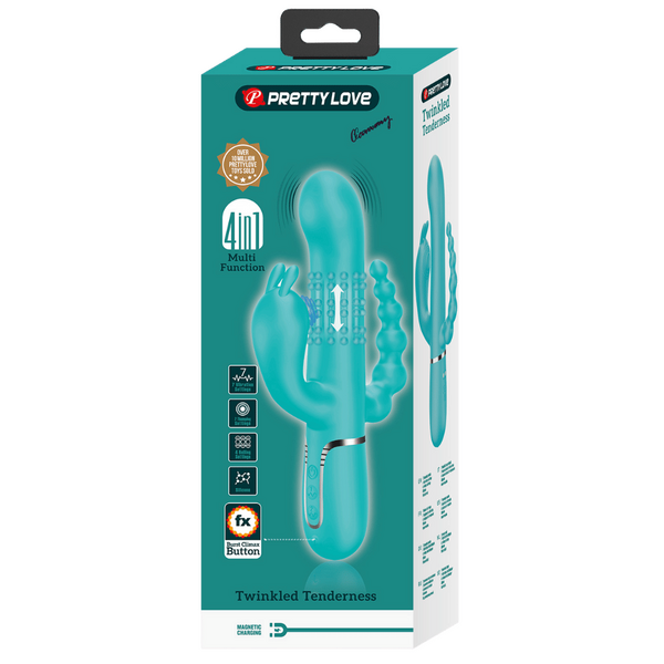Pretty Love Cammy 4-in-1 – Multi-Function Rabbit Vibrator with Anal Stimulator