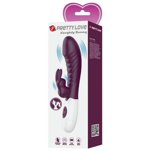 Naughty Bunny – Dual Stimulator Vibrator With G-Spot And Clitoral Vibration