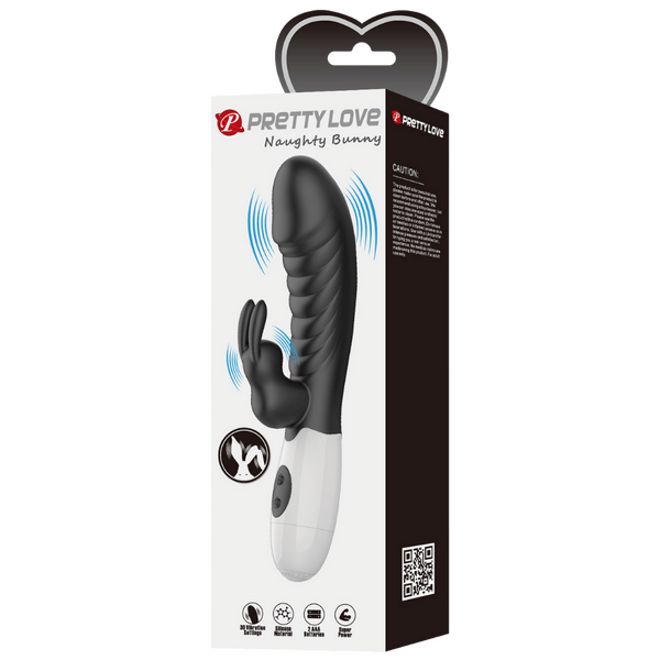 Naughty Bunny – Dual Stimulator Vibrator With G-Spot And Clitoral Vibration