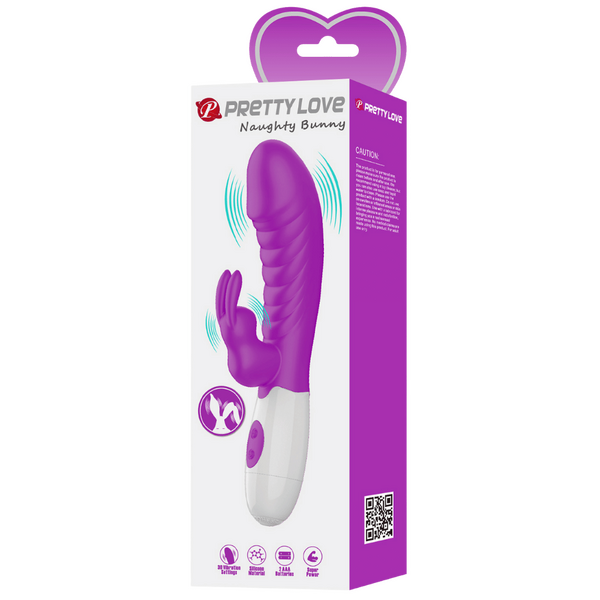 Naughty Bunny – Dual Stimulator Vibrator With G-Spot And Clitoral Vibration