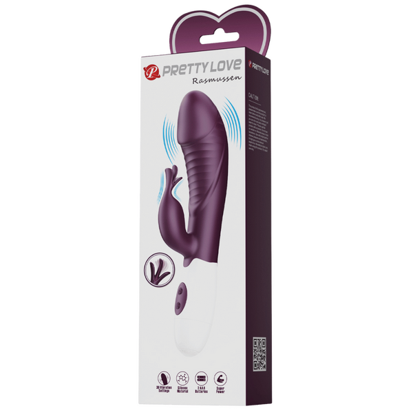 Rasmussen Dual Stimulator – G-Spot and Clitoral Vibrator with 30 Frequencies