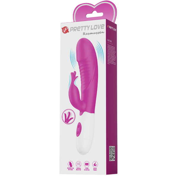 Rasmussen Dual Stimulator – G-Spot and Clitoral Vibrator with 30 Frequencies