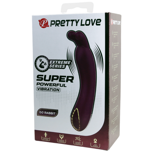 DJ Rabbit – Rechargeable Silicone 10-Function Super Powerful G-Spot Rabbit Vibrator
