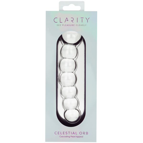 Celestial Orb – 5.4 Inch Handblown Borosilicate Glass Double-Ended Dildo