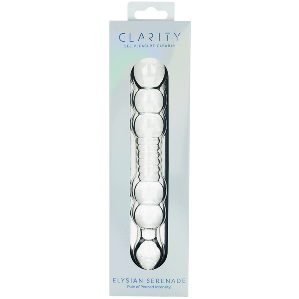 Elysian Serenade – 7.5 Inch Handblown Borosilicate Glass Dildo