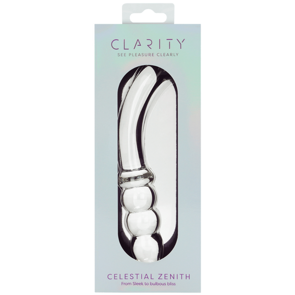 Celestial Zenith – 6.5 Inch Double-Ended Borosilicate Glass Dildo