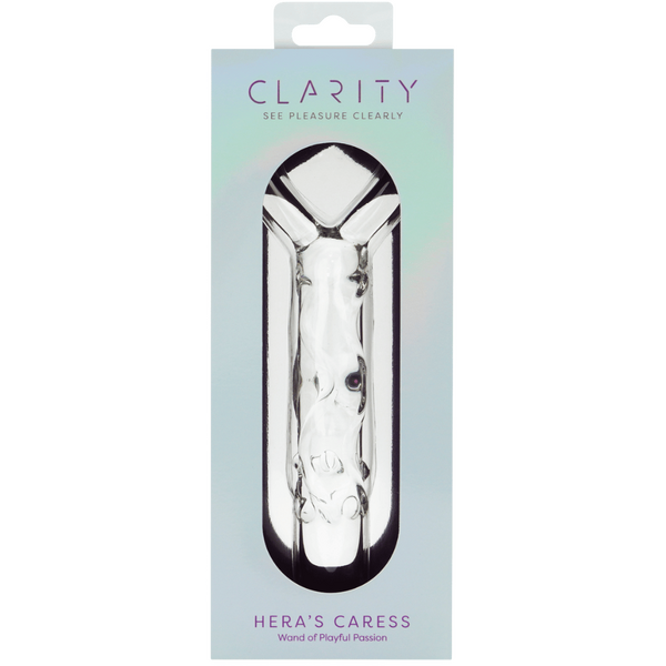 Hera’s Caress – 5.9 Inch Handblown Borosilicate Glass Dildo