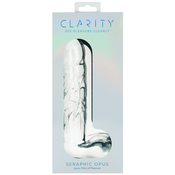 Seraphic Opus – Handblown 7.2 Inch Body-Safe Borosilicate Glass Dildo