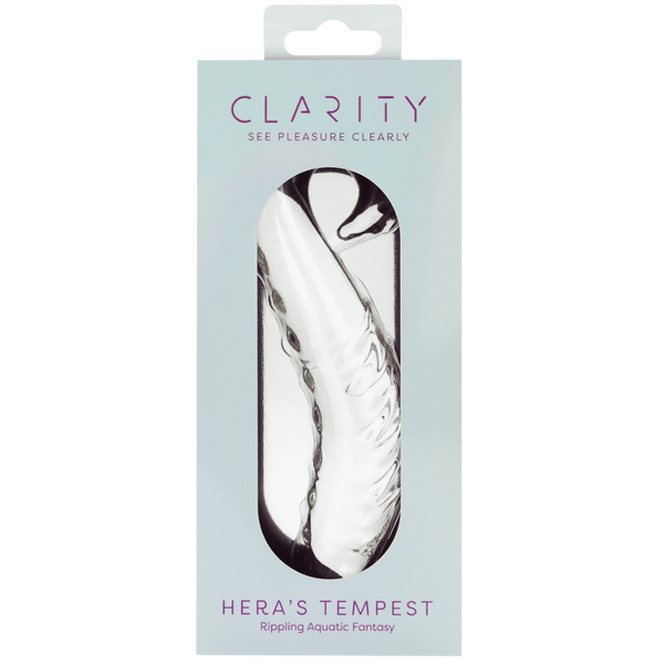 Hera’s Tempest – Premium Borosilicate 5.5 Inch Curved Glass Dildo