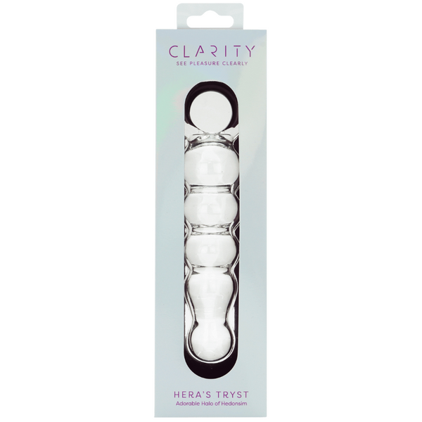 Hera's Tryst – 4.9 Inch Handblown Borosilicate Glass Dildo