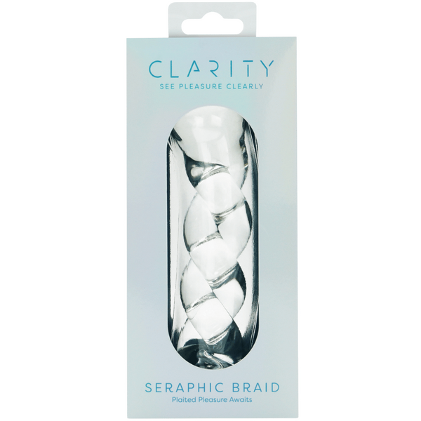 Seraphic Braid – 5.7 Inch Handblown Borosilicate Glass Dildo