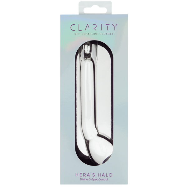 Hera's Halo – 6 Inch Handblown Borosilicate Glass Dildo