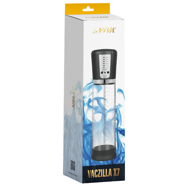 Vaczilla X7 USB Electronic Penis Pump – 5 Speed Controller Silicone Sleeve Penis Pump