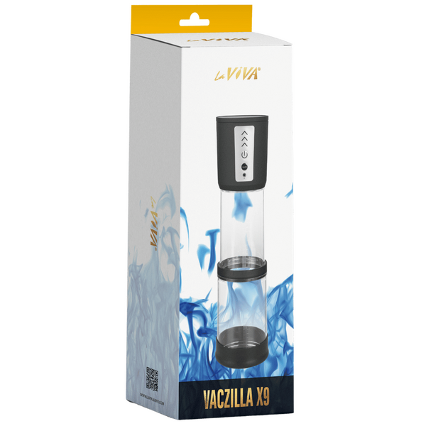 Vaczilla X9 USB Electronic Foldable Penis Pump – Adjustable Pressure Levels Portable Device