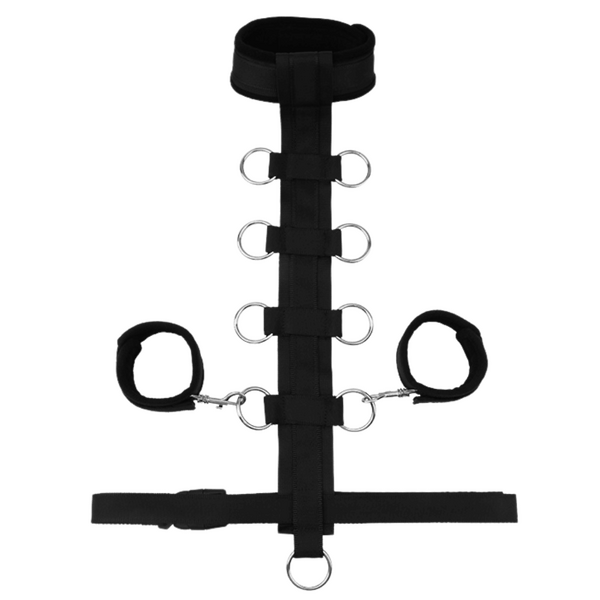 Be My Slave Set – Adjustable Straps with Cuffs and Restraint Strap Bondage Set