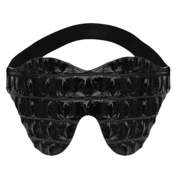 Love Is Blind Alligator Pattern Blindfold – Adjustable Elastic Strap Blindfold