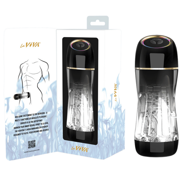 Manhandler Stroker – High-Tech Silicone Masturbation Sleeve with Rotation and Motion