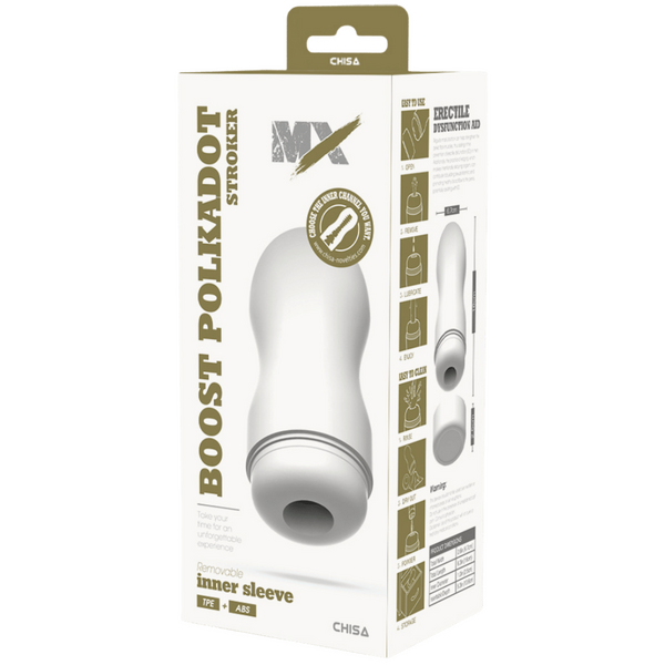 Boost Polkadot – Super-Soft 16 cm Stroker Made of TPE and ABS Materials