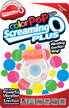 Screaming O Colour Pop Quickie Plus – Vibrating Erection Ring