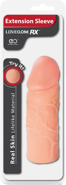 Extension Sleeve 6 Inch – Real Skin Lifelike Material Sleeve