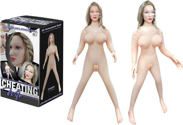 Amanda Life Size Inflatable Doll – 5'5" Realistic 3D Rotocasted Head Doll