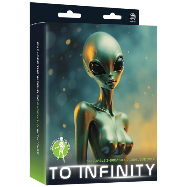 Inflatable 3-Breasted Alien Love Doll - (Ynez Standing)