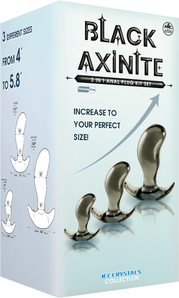 Anal Plug Kit Set - High Transparent TPE Material