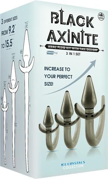 3 in 1 Anal Plug Kit – Flexible Hygienic Plug with Tail