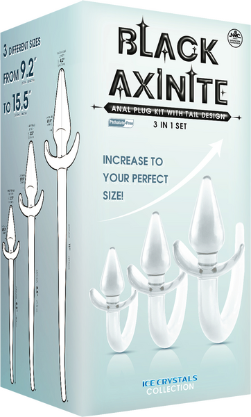 3 in 1 Anal Plug Kit – Flexible Hygienic Plug with Tail
