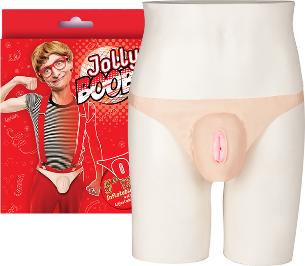 Jolly Booby Inflatable Pussy – Compact Inflatable Sex Toy Made from Body-Safe Vinyl