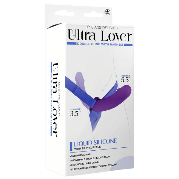 Ultra Lover Double Dong Penetrix with Harness – Ergonomic Silicone Dildo Set