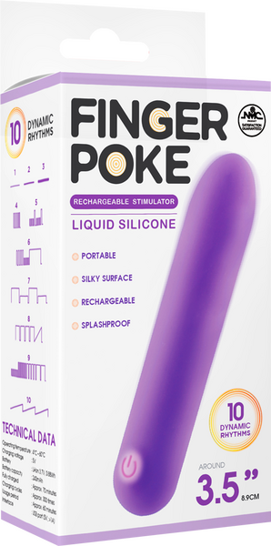 High-Quality Rechargeable 3.5 Inch Silicone Stimulator