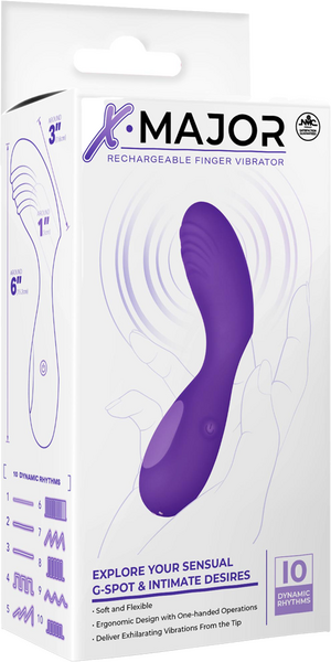 Rechargeable Finger Vibrator – Soft Flexible One-Handed Operation