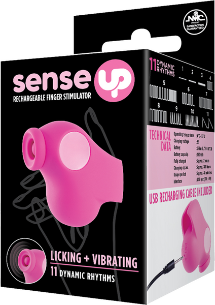 Rechargeable Finger Stimulator (Pink) – USB Rechargeable with 11 Dynamic Rhythms