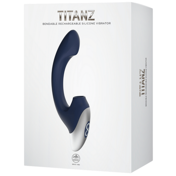Thumping Rechargeable Silicone Vibrator – 13cm Insertable Length Bendable Shaft Vibrator