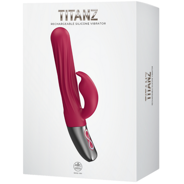Thrusting Rabbit Rechargeable Silicone Vibrator – 13cm Insertable Length Rabbit Vibrator