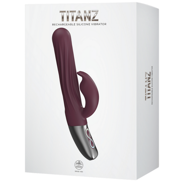 Thrusting Rabbit Rechargeable Silicone Vibrator – 13cm Insertable Length Rabbit Vibrator