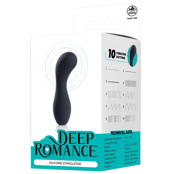 Silicone Stimulator – Splash Proof 3.7 Inch Rechargeable Vibrator