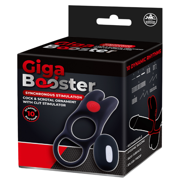 Cock & Scrotal Ring with Clit Stimulator – Erotic Accessory