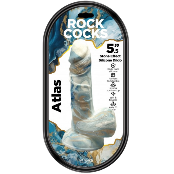 Rock Cocks Atlas – Textured 5.5 Inch Dildo
