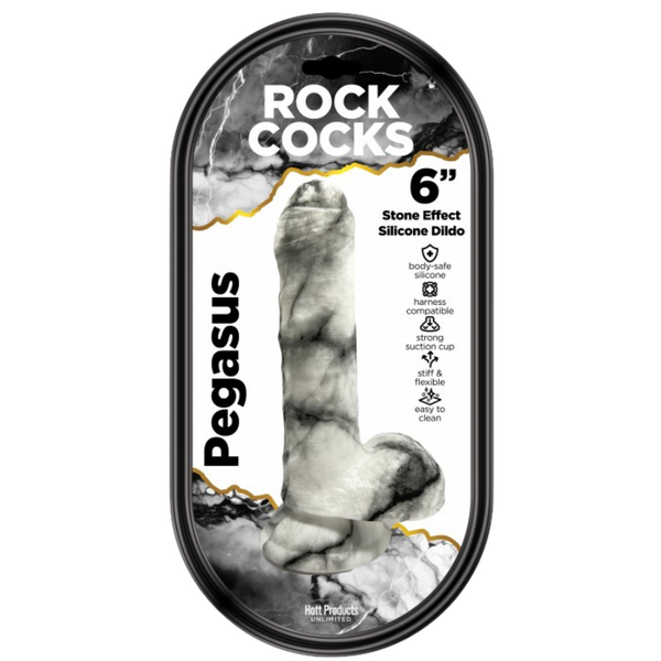 Rock Cocks Pegasus – 6 Inch Textured Dildo
