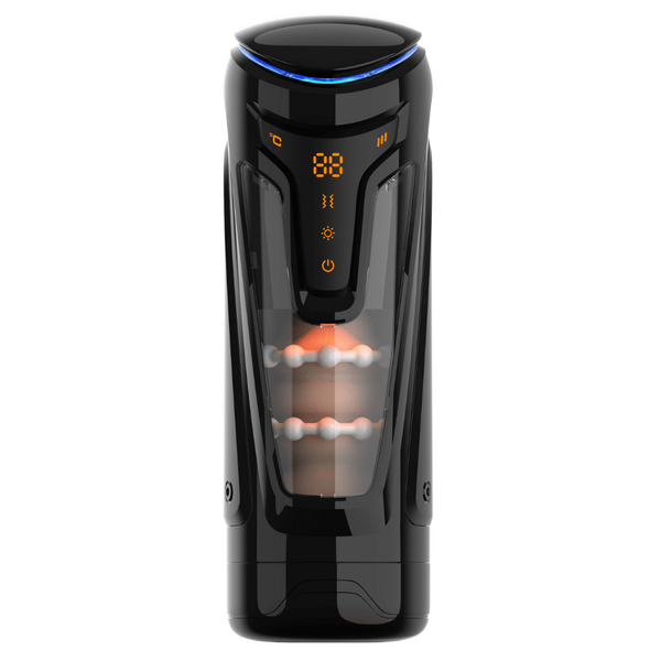 Warrior Heartbeat Nexus Ecstasy – Heated Thrusting Male Masturbator with Vibrations