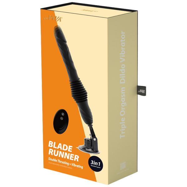 LaViva Blade Runner – Double Thrusting and Vibrating Premium Vibrator