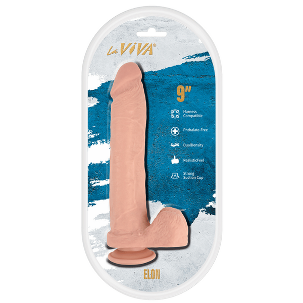 Elon 9 Inch Dildo – Realistic Pleasure Toy