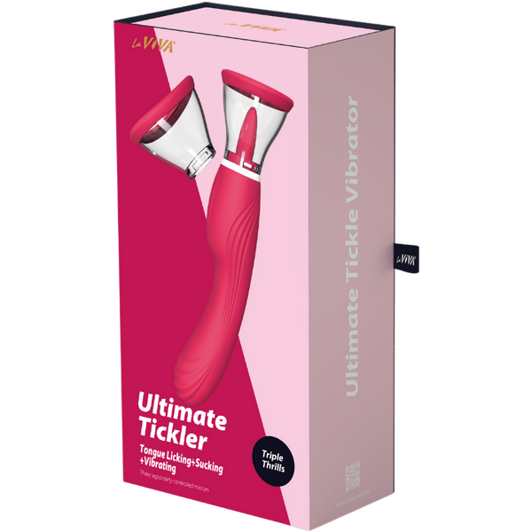 LaViva Ultimate Tickler – Multi-Function 10 Inch Tongue Licking Vibrator