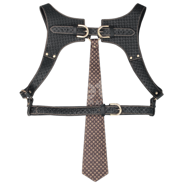 Rebellion Reign Faux Leather Full Body Harness – Luxury Body Harness