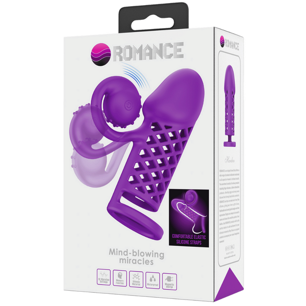 Harden Mind Blowing Miracles – Silicone Penis Sleeve with Vibrations and Ball Strap
