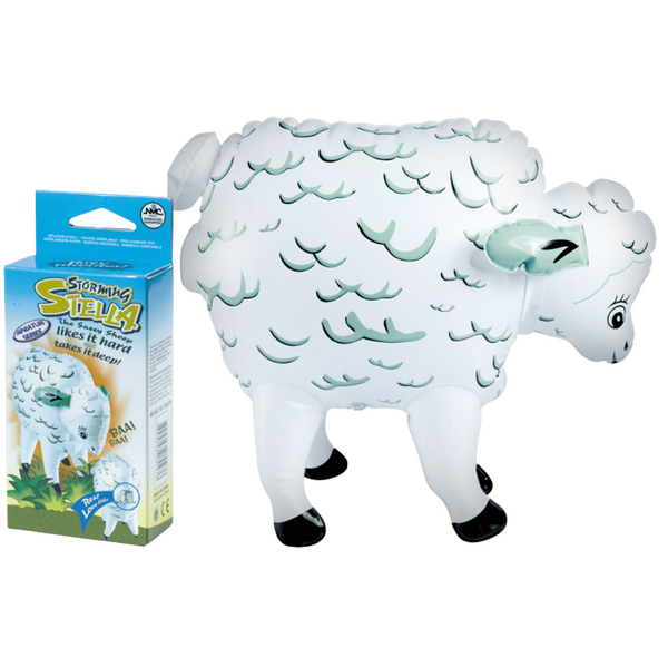 Storming Stella Mini Blow-Up Sheep – 12 Inch Inflatable Toy